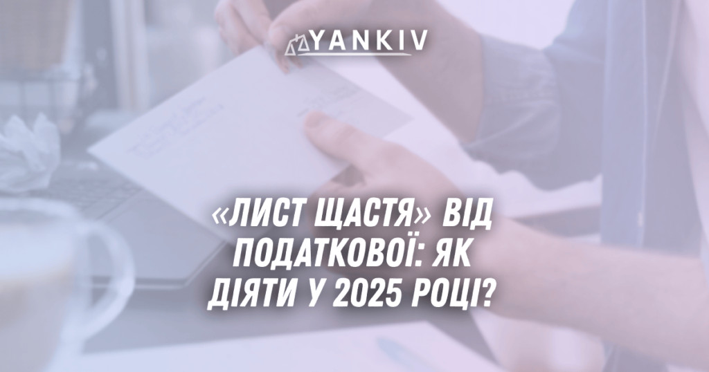 Lyst shhastya vid podatkovoyi za internet prodazhi yak diyaty u 2025 rotsi