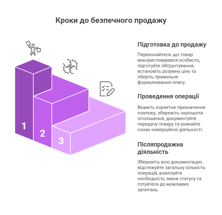 Чек-лист безпечного продавця: що робити, щоб уникнути податків за продаж вживаних речей.