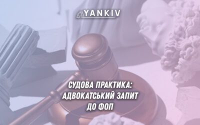 Адвокатський запит до ФОПа про надання інформації - судова практика примусу через суд