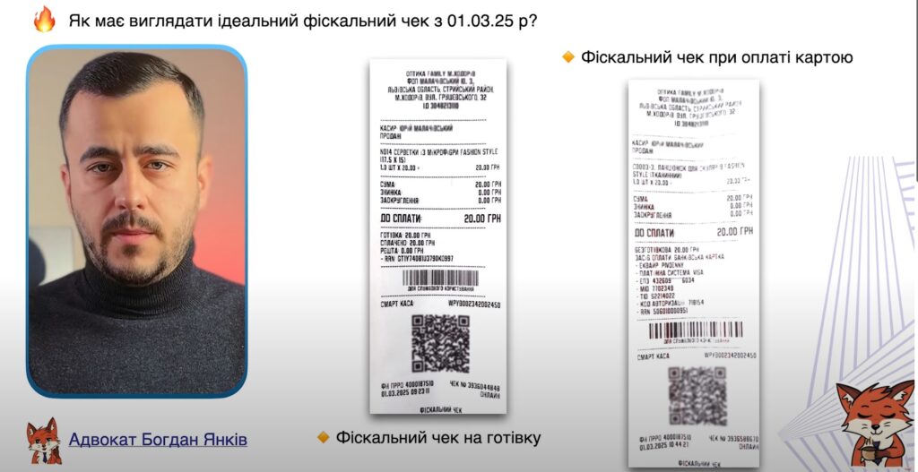 Як правильно оформити фіскальний чек у 2025: чек-лист 3 Зразки ідеальних фіскальних чеків з 01.03.2025 - для готівкової та безготівкової оплати