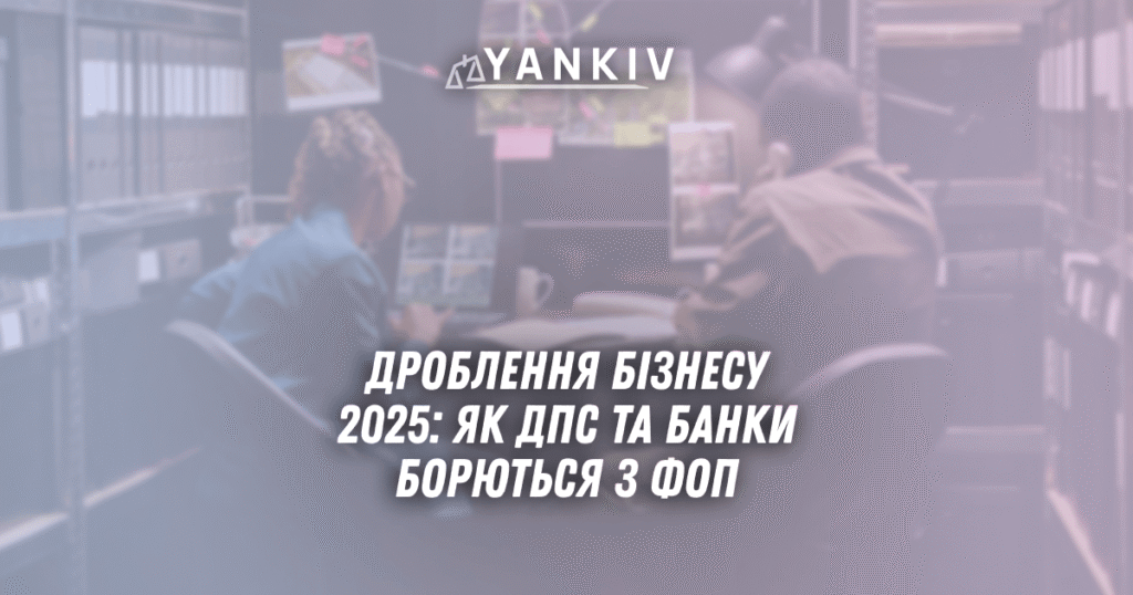 Droblennya biznesu 2025 yak DPS ta banky boryutsya z FOP