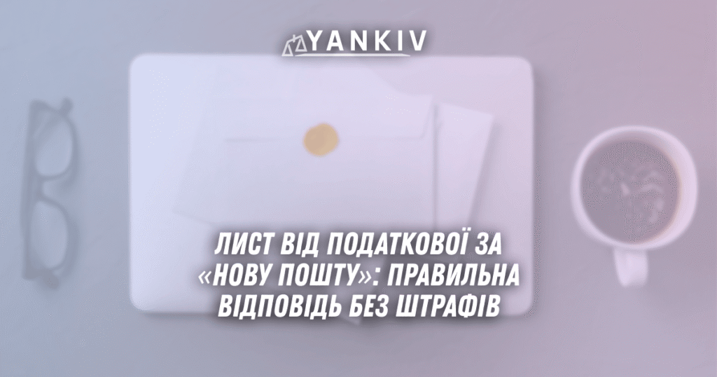 Лист від податкової за «Нову пошту»: правильна відповідь без штрафів 1 Lyst vid podatkovoyi za Novu poshtu pravylna vidpovid bez shtrafiv