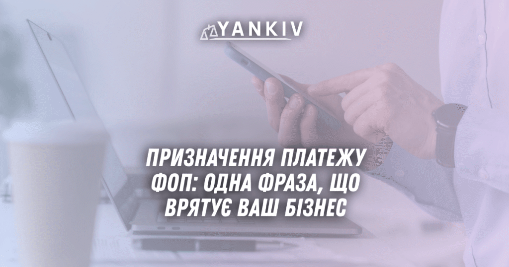 Призначення платежу ФОП: одна фраза, що врятує ваш бізнес 1 Pryznachennya platezhu FOP odna fraza shho vryatuye vash biznes u 2025