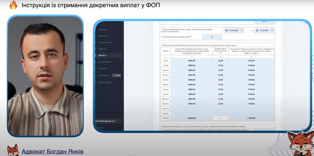 Нарахування ЄСВ