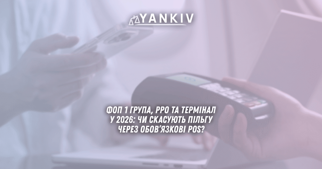 ФОП 1 група, РРО та термінал у 2026: чи скасують пільгу через обов’язкові POS? 1 ФОП 1 група
